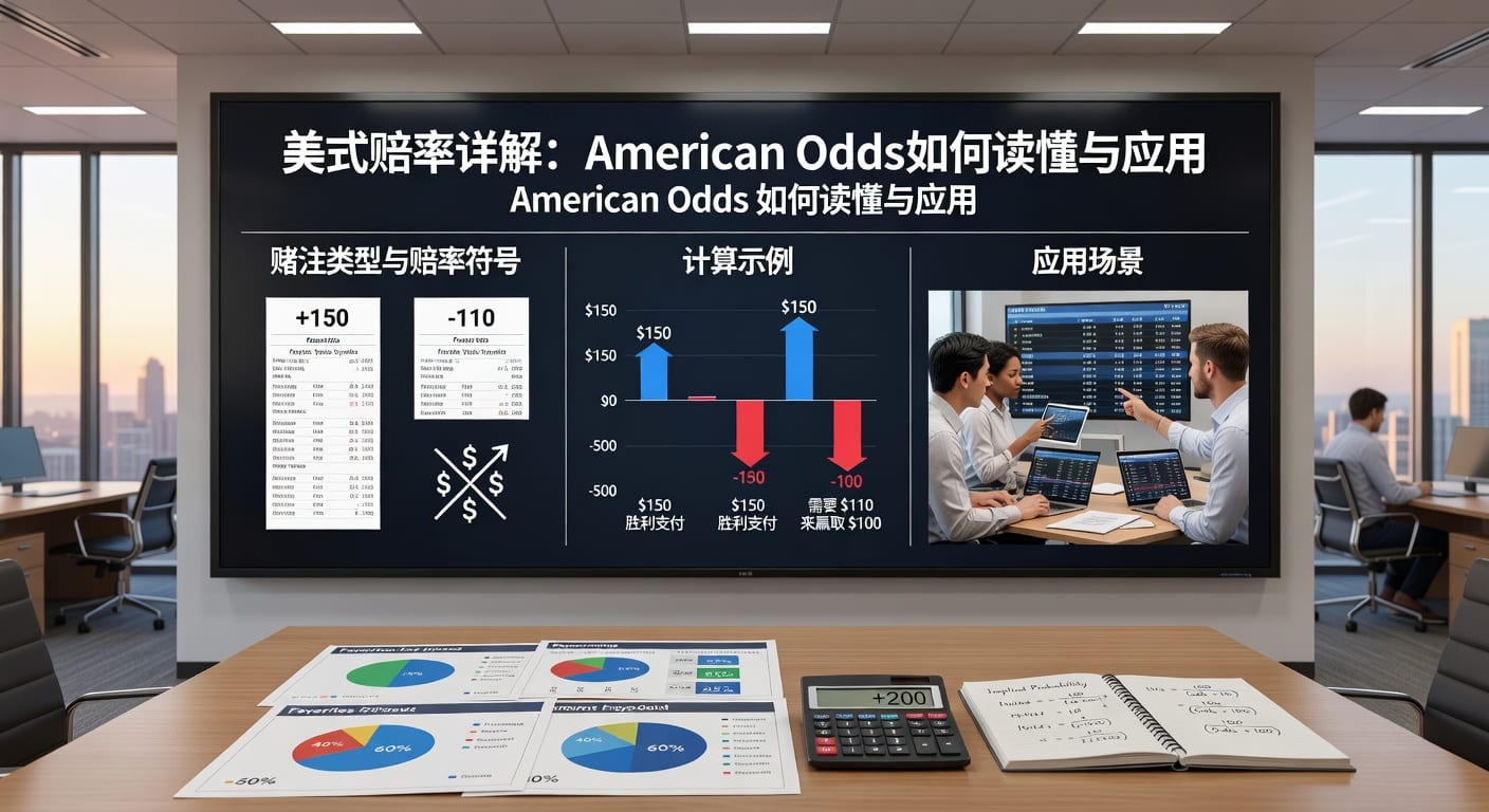 美式赔率 (American Odds) 深度解析：新手入门与实战策略 | 2026年世界杯投注