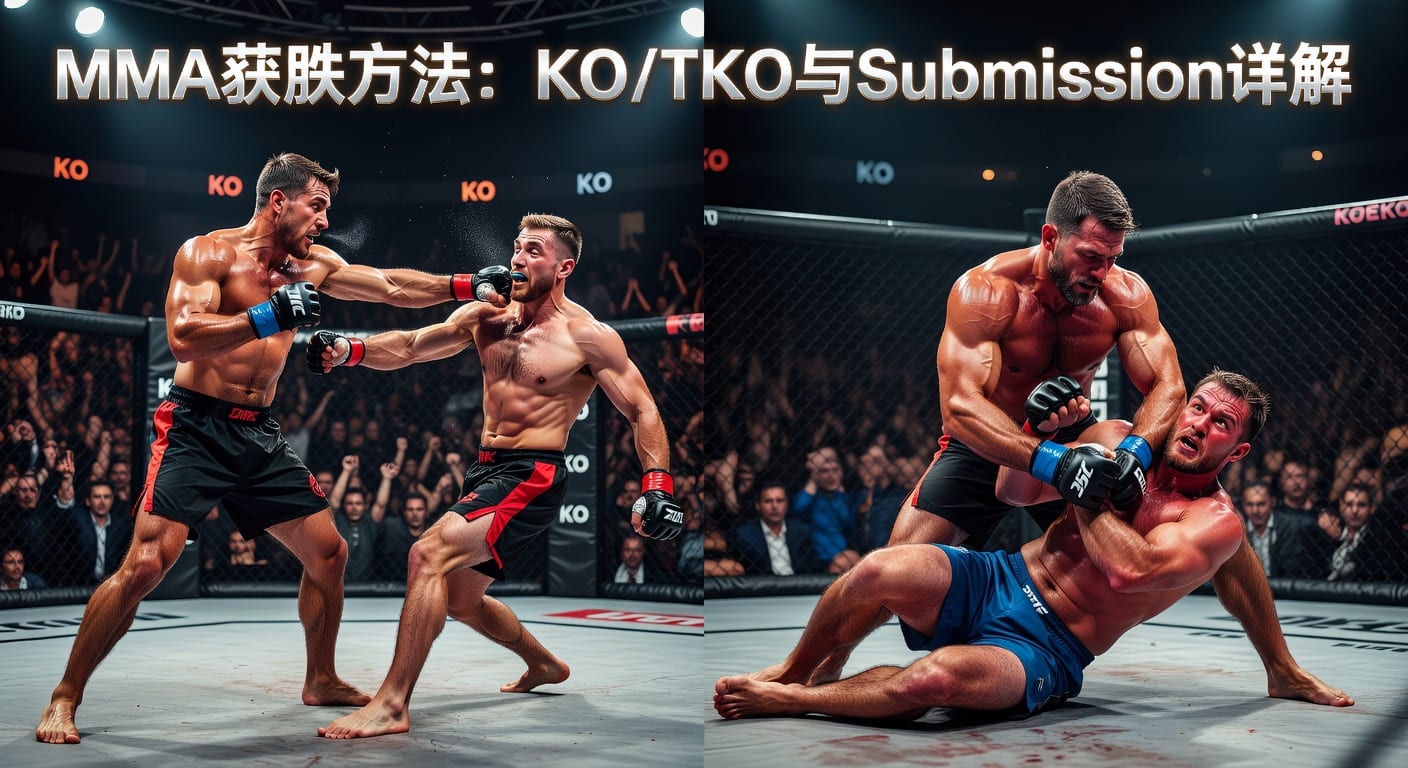 MMA方法：KO/TKO与Submission解析
