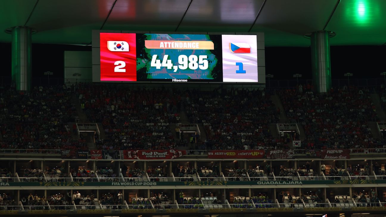 FIFA为韩国对捷克世界杯上座率数据辩护：超4万人真相是什么